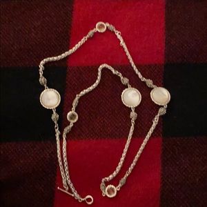 Michael Dawkins 32 in sterling pearl necklace